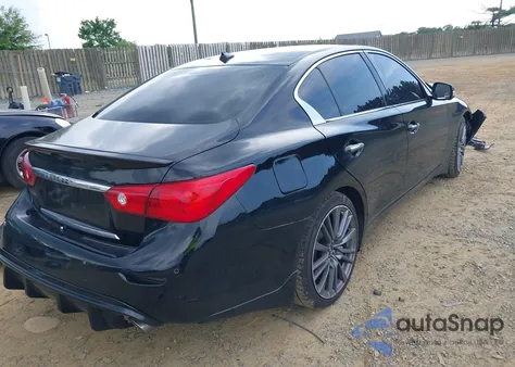 2015 Infiniti Q50 Premium from USA, damaged, VIN JN1BV7AR7FM390017